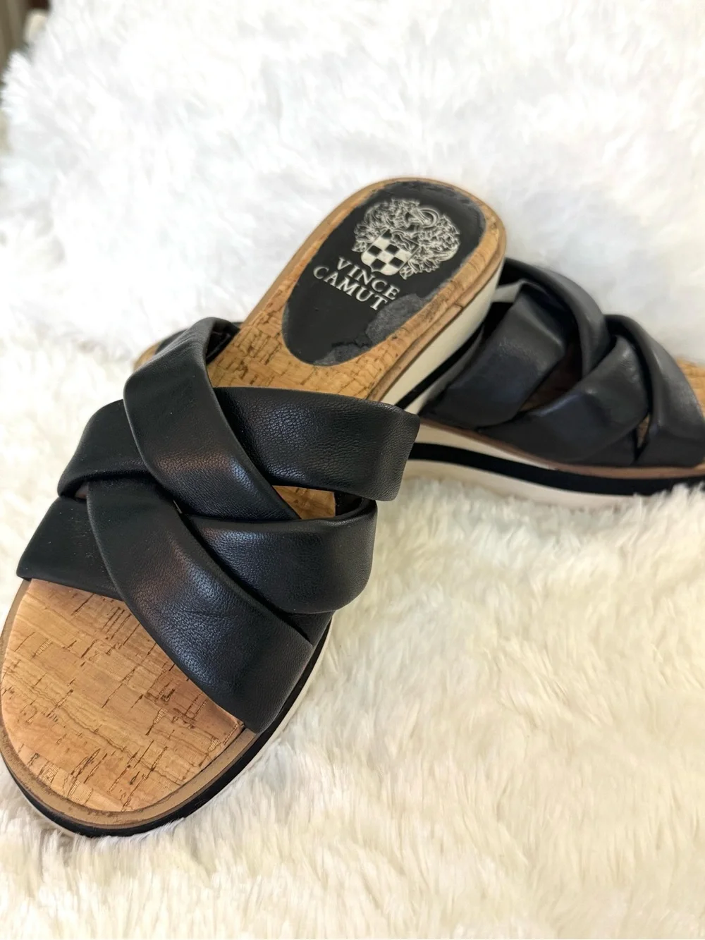 Vince Camuto Vivistie Slide Wedge Sandal 6.5